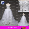 New Fashion Ball Gown Sweetheart Ruffles Embroidered Bodice Wedding Dresses 2015